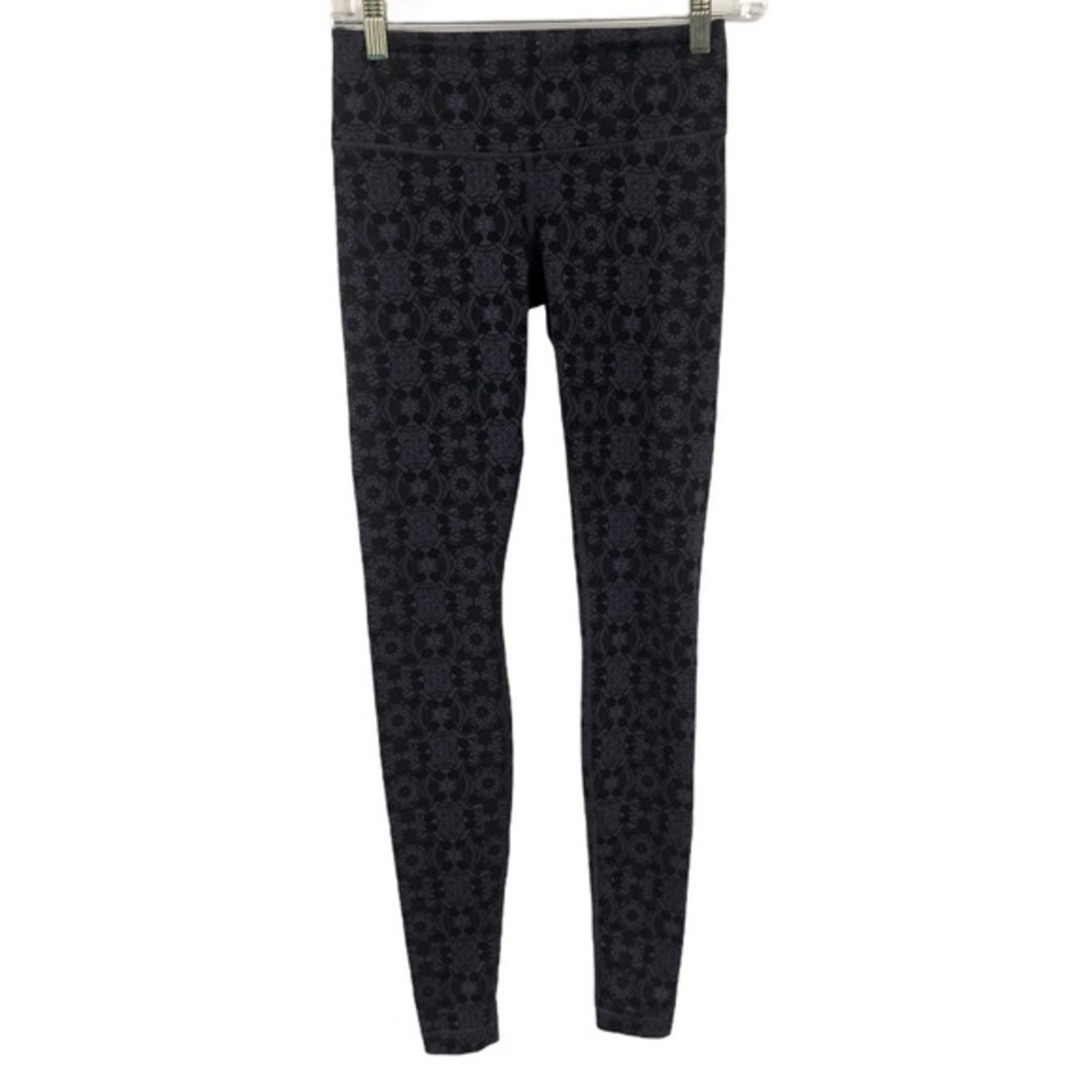 Lululemon Wunder Under Mini Prisma‎ Nightfall Grape Leggings Size 4 AK22*